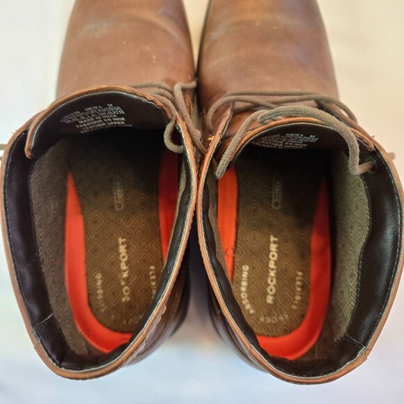 ROCKPORT Men's Classic Break Chukka Dress Ankle Boot Sz: 9.5  Dark Brown - Picture 13 of 14